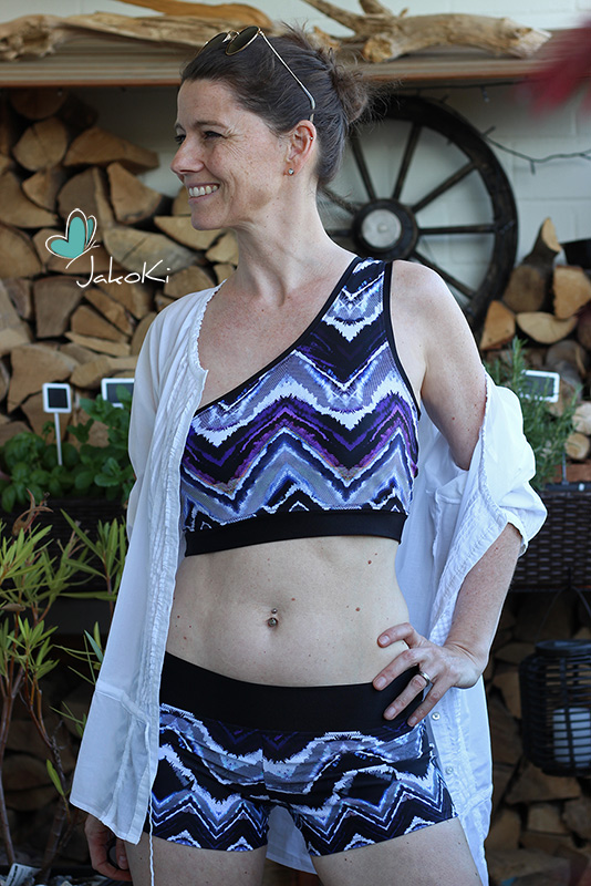 Bade-/Sportlycra Kreta und SHO!koladenseite | Modell/Foto JakoKi, Kirsten Heuter